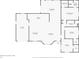 Detailed floor plan of the home layout, showcasing room dimensions and overall space at 3480 Pinetree St, Port Charlotte, FL 33952
