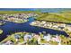 Waterfront community with canal access with beautiful landscaping and gorgeous deep water boating access at 4178 Rose Arbor Cir, Port Charlotte, FL 33948