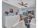 Home office with a built-in murphy bed and functional furniture at 4178 Rose Arbor Cir, Port Charlotte, FL 33948