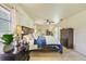 Spacious main bedroom with dark furniture and tile flooring at 1556 Eagle St, Port Charlotte, FL 33952