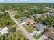 Birds eye view of homes surrounded by green trees and other beautiful landscaping at 16450 Bauers Ave, Port Charlotte, FL 33954