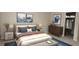 Cozy bedroom featuring a comfortable bed, dresser, and ample closet space for storage at 17374 Gadsen Ave, Port Charlotte, FL 33948