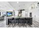 Spacious kitchen island with seating perfect for casual dining and an open design great for entertaining at 1820 Jamaica Way, Punta Gorda, FL 33950