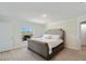 Clean bedroom with a large window offers a view of the backyard, creating a peaceful and private retreat at 22010 Seyburn Ter, Port Charlotte, FL 33954