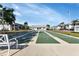 Shuffleboard courts for residents' enjoyment are conveniently located near community buildings and parking at 22375 Edgewater Dr # 255, Punta Gorda, FL 33980