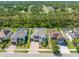Aerial view of the home and yard shows its location in a well-kept residential neighborhood at 2427 Carnation Ct, North Port, FL 34289
