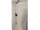 Bright, clean shower with white subway tile and adjustable shower head at 26456 View Dr, Punta Gorda, FL 33983