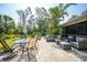 Outdoor living space with patio and outdoor furniture at 2666 Barry Rd, North Port, FL 34286
