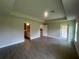 The spacious main bedroom has tile floors, a tray ceiling and an ensuite bathroom with dual sinks and a walk-in shower at 337 Rosario St, Punta Gorda, FL 33983