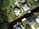 Beautiful aerial view of the property with waterfront access and lush greenery at 3712 Balboa Ct, Punta Gorda, FL 33983