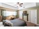Spacious bedroom with neutral decor, a ceiling fan, and a serene atmosphere at 3712 Balboa Ct, Punta Gorda, FL 33983
