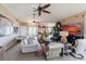 Inviting living room with cozy seating and a modern fireplace at 3712 Balboa Ct, Punta Gorda, FL 33983