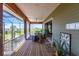Relaxing screened patio with comfortable seating and scenic views at 3712 Balboa Ct, Punta Gorda, FL 33983