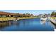 Picture perfect waterfront property showcasing a canal with multiple boat docks at 4000 Bal Harbor Blvd # 124, Punta Gorda, FL 33950