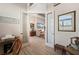 Bright office with a view into the living room featuring light wood flooring at 4174 Perch Cir, Port Charlotte, FL 33948