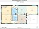 Detailed floor plan showing layout of kitchen, living room, bedrooms, bathrooms, and other areas at 5488 Holiday Park Blvd, North Port, FL 34287
