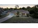 Beautiful aerial view of the single-story home and the attached two-car garage at 657 Hartford Nw Dr, Port Charlotte, FL 33952