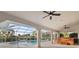Relaxing screened-in lanai featuring a private pool and spa at 719 Ellicott Nw Cir, Port Charlotte, FL 33952