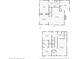 Detailed first and second floor plan showcasing layout of bedrooms, bathrooms, living spaces at 740 W Virginia Ave, Punta Gorda, FL 33950