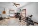 Office room with natural light, ceiling fan, and workout equipment at 740 W Virginia Ave, Punta Gorda, FL 33950