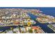 Beautiful waterfront home with boat dock and gorgeous views of the surrounding waterways and neighborhood at 125 Donna Ct, Punta Gorda, FL 33950