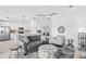 Open-concept living room with a modern kitchen at 14224 Heritage Landing Blvd # 923, Punta Gorda, FL 33955
