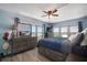 The sunlit primary bedroom features luxury flooring, neutral tones, and a large window at 2401 Bayshore Blvd # 1204, Tampa, FL 33629