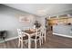 Dining area has seating for six and is open to the kitchen at 2401 Bayshore Blvd # 1204, Tampa, FL 33629