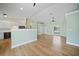 Bright living room with beautiful floors and modern finishes with an open floorplan concept at 347 Casale G St, Punta Gorda, FL 33983