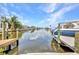 View of the beautiful canal front homes in a quiet neighborhood at 4213 Gardner Dr, Port Charlotte, FL 33952