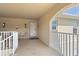 View from the apartment door out to the balcony at 5800 Sabal Trace Dr # 1302, North Port, FL 34287