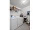 Laundry room with washer, dryer, and storage space at 5800 Sabal Trace Dr # 1302, North Port, FL 34287