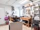 Well-organized garage with workbenches, tool storage, and ample workspace at 582 Ridgewood Nw St, Port Charlotte, FL 33952