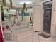 Elegant bathroom featuring a tiled tub, separate glass shower, and stylish decor at 2575 Brazilia Ct, Punta Gorda, FL 33950