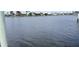 Water view from dock showing water, neighborhood residences across the way, and cloudy skies at 2575 Brazilia Ct, Punta Gorda, FL 33950