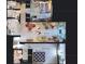Open floor plan with great room, lanai, primary bedroom, guest room, dining area, kitchen, and foyer at 311 Garvin St # 405A, Punta Gorda, FL 33950