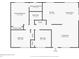 This floor plan showcases the layout with the living room, kitchen, bedrooms, and bathrooms dimensions at 4229 Cockrell St, Port Charlotte, FL 33948