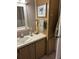 Comfortable bathroom with ample cabinet storage and neutral décor at 805 S Green Cir, Venice, FL 34285