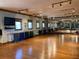 Bright yoga studio with hardwood floors, mirrored wall, ballet bar and natural light to get your Zen on at 98 Vivante Blvd # 9834, Punta Gorda, FL 33950