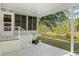 This backyard patio has a nice waterfront view at 11136 Grapefruit Ln, Punta Gorda, FL 33955
