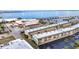 A beautiful view of the condos, nearby landmarks, and bay at 150 Harborside Ave # 134, Punta Gorda, FL 33950