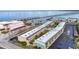A beautiful view of the condos, nearby landmarks, and bay at 150 Harborside Ave # 134, Punta Gorda, FL 33950