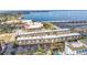 Wide aerial view of the condo complex, close to the water and local entertainment venues at 150 Harborside Ave # 134, Punta Gorda, FL 33950