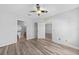 Neutral bedroom features plenty of room and easy access to the bathroom and hallway at 2061 Willow Hammock Cir # 303, Punta Gorda, FL 33983