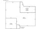 Diagram of the property's layout, highlighting the dimensions of the base, garage, and enclosed porch for a clear overview at 21035 Exmore Ave, Port Charlotte, FL 33952