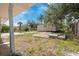 Expansive backyard showcasing two sheds, enhancing outdoor living and storage at 23491 Harper Ave, Punta Gorda, FL 33980
