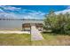 Community lakeside dock perfect for relaxing and enjoying the water views at 25225 Rampart Blvd # 1801, Punta Gorda, FL 33983