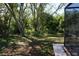 Screened-in patio with a view of the wooded backyard at 29211 Picador St, Punta Gorda, FL 33982