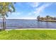 Open water view of the bay from the backyard at 3016 Curry Ter, Port Charlotte, FL 33981