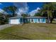 Charming single-story home with a well-maintained lawn and attached garage at 3175 Lakatos St, North Port, FL 34286
